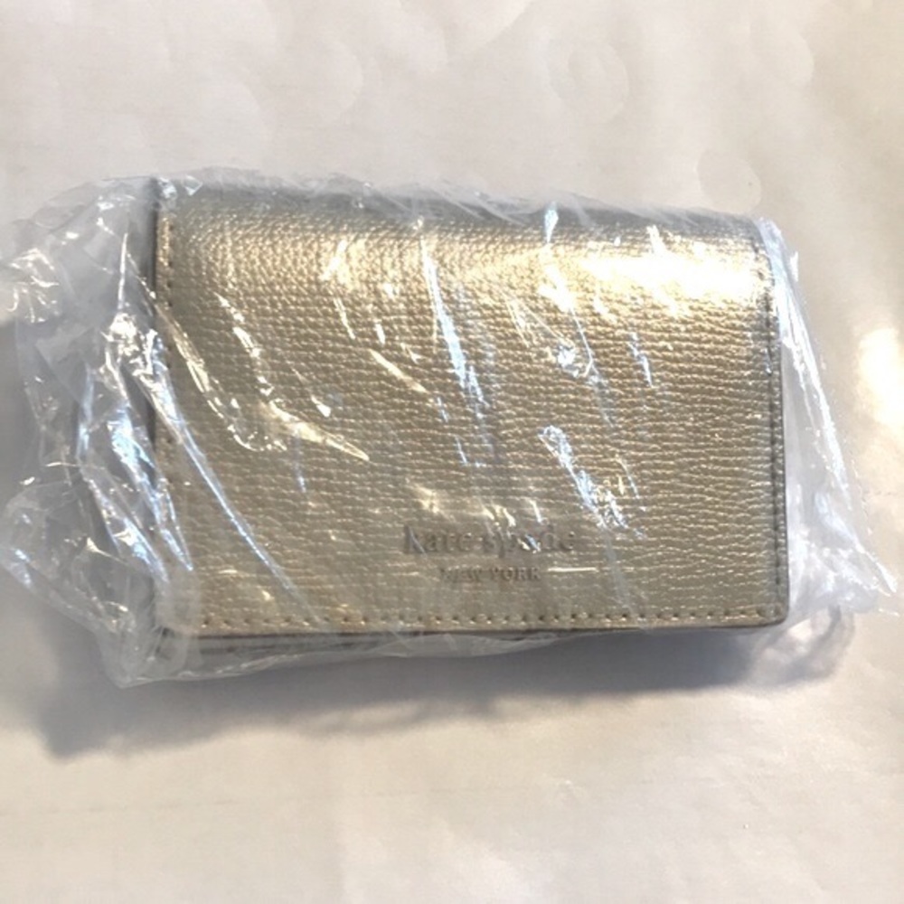 KATE SPADE Mini Key Ring Leather Wallet - Picture 8 of 9